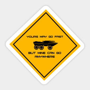 Warning: Mako Driver Sticker